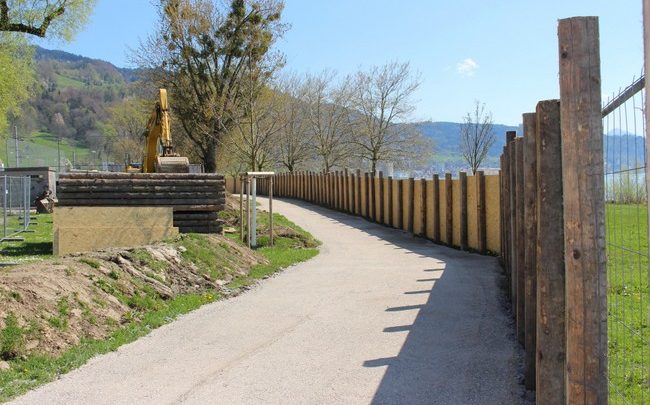 Sperre Fuß- und Radweg Lochau 2019