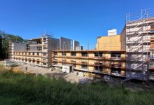 Pflegeheim Jesuheim Lochau: Der Rohbau beim Neubau „Haus Pfänder“ steht