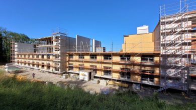 Pflegeheim Jesuheim Lochau: Der Rohbau beim Neubau „Haus Pfänder“ steht
