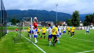 Hörbranz Fußball FCH Spiel gegen Koblach 27-08-2022
