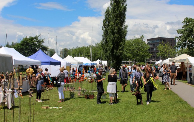 Lochau Kunstmarkt am Kaiserstrand Symbolfoto TERMIN September 2022