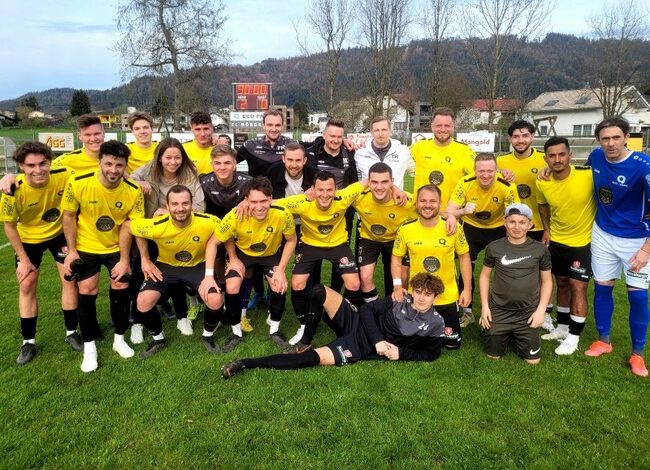 Mit dem 2:0 Sieg gegen Bizau bleibt der ECO-Park FC Hörbranz im Titelrennen