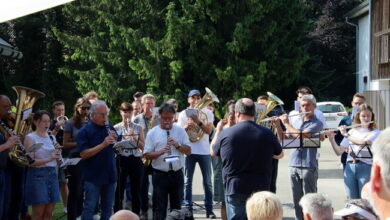 Hörbranzer Gottesdienst bei der Kapelle Fronhofen