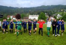 Lochau Fußball SVL Aufstiegsparty Symbolfotos Juni 2023