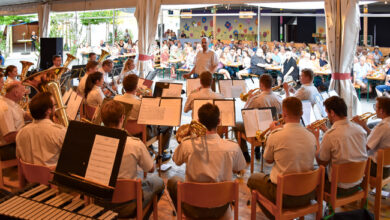 Einladung zum „Sommerkonzert der Militärmusik Vorarlberg“ beim Lochauer Dorffest