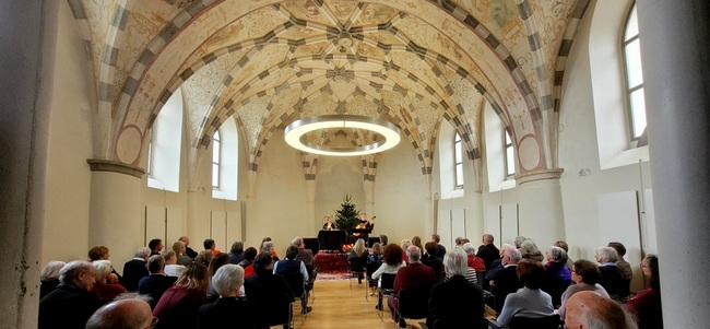 Renate Bauer und Alexander Swete begeistern beim „Schloss Hofener Advent“