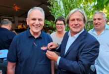 Ehrenzeichen der Gemeinde Lochau in Gold für Wolfram Baldauf