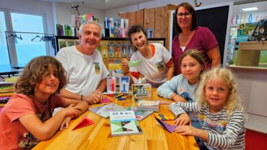 Origamibasteln als willkommenes Ferienprogramm im GWL in Bregenz