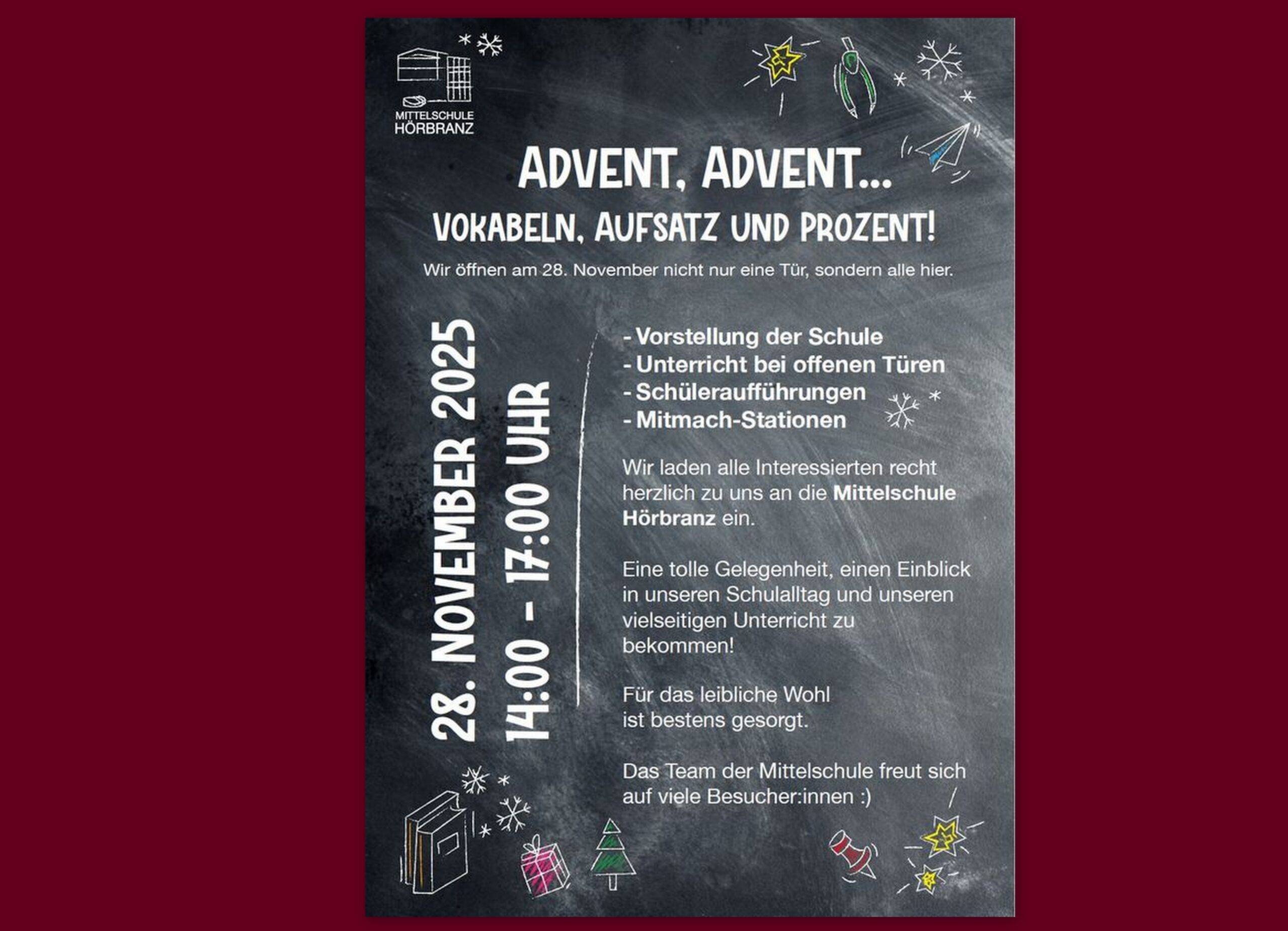 Tag der offenen Tür – MS Mittelschule