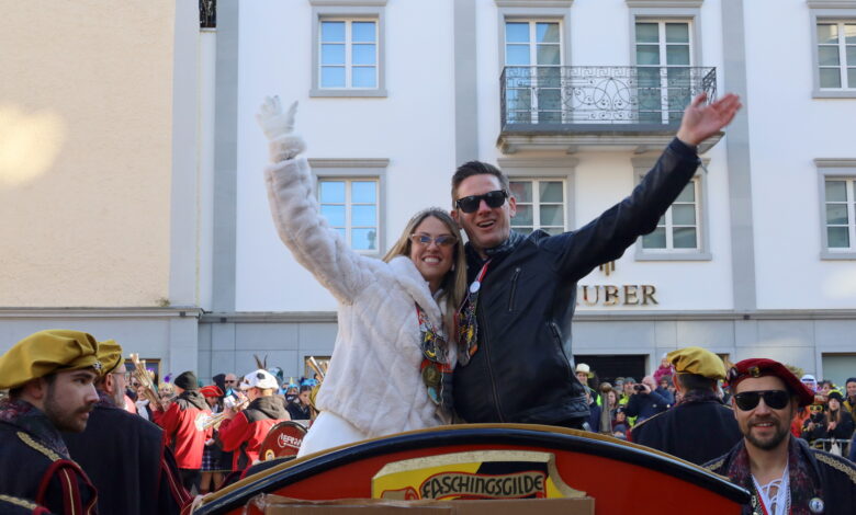 Leiblachtaler Faschingsgilde beim großen Bregenzer Umzug