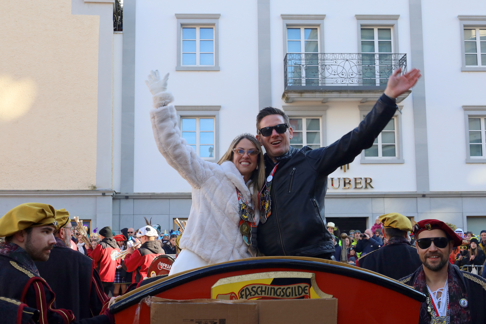 Leiblachtaler Faschingsgilde beim großen Bregenzer Umzug
