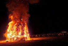 Funken am See und am Berg in Lochau begeistern Jung und Alt