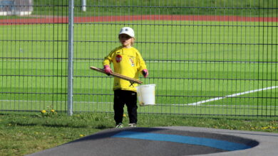 Leonard mit Einsatz für die Umwelt bei der Seeufer- und Flurreinigung in Hörbranz