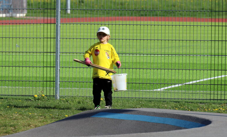 Leonard mit Einsatz für die Umwelt bei der Seeufer- und Flurreinigung in Hörbranz