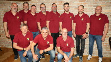 Die Hörbranzer Raubritter bei ihrer Jahreshauptversammlung 2026 im Gasthaus Rose