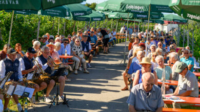 Das 5. Lochauer Weinfest lockte zahlreiche Besucher an den Weinberg