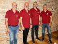 Der neue und alte Raubrittervorstand 2026 : Vize Ritter Christian (Fetz), Komtur Ritter Wolfgang (Schön), Kassier Ritter Dieter (Gebhardt)und Schriftführer Ritter Alexander (Fitz) vlnr